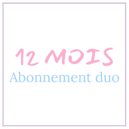 Abonnement duo - 12 Mois
